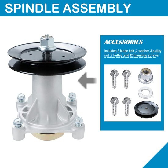 Dibanyou Deck Rebuild Kit Spindle Assembly With Pulley Belt For