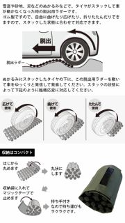 Ruten Japan Escape The Snowy Road Stack Ladder Sv 6070 Escape Ladder Car Supplies Snow Road Sandy Mud Muddy Tire Stack Escape 雪道脱出 スタックラダー Sv 6070 脱出用ラダー カー用品 雪道 砂地 泥 ぬかるみ タイヤ スタック