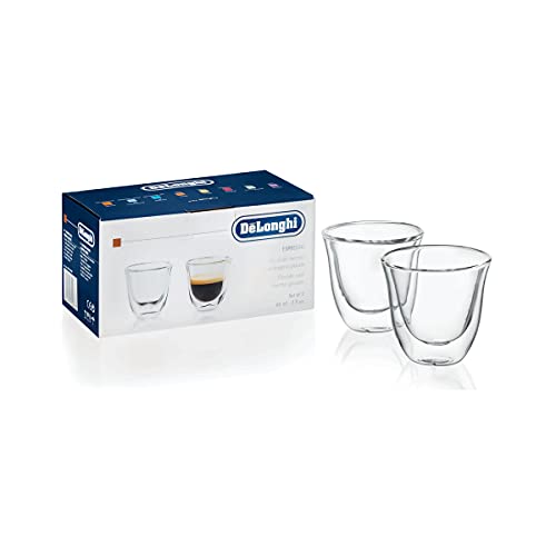 他サイト： デロンギ(DeLonghi)ダブルウォールグラス エスプレッソ 60ml(2個セット) DWG2S-060 透明の商品画像