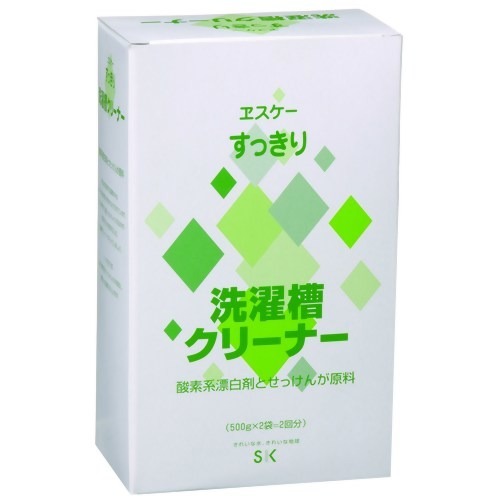 他サイト： エスケー石鹸 すっきりシリーズ 洗濯槽クリーナー(500g*2袋入)[洗濯槽用洗剤]の商品画像