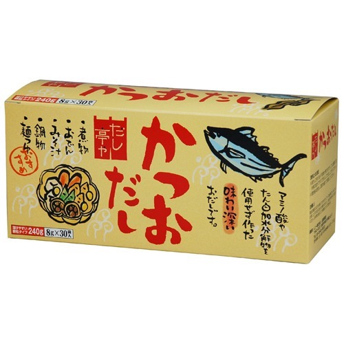 他サイト： ムソー だし亭や かつおだし 箱(8g*30袋入)[だしの素]の商品画像