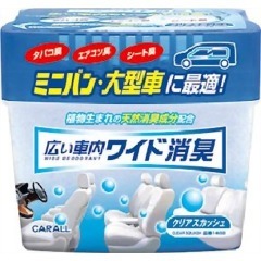 他サイト： カーオール 広い車内ワイド消臭 クリアスカッシュ(800g)[車用 消臭・芳香剤]の商品画像