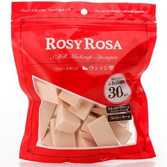 他サイト： ロージーローザ バリュースポンジN ウェッジ型タイプ(30コ入)[スポンジ]の商品画像