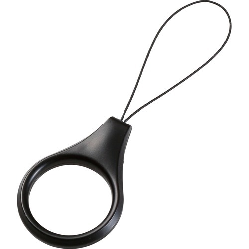 他サイト： エレコム フィンガーストラップ(アルミライク) ブラック P-STFALBK(1コ入)[その他]の商品画像
