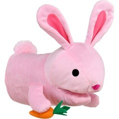 他サイト： アニマルミトン ハッピーズー うさぎ(1コ入)[犬のおもちゃ・しつけ]の商品画像