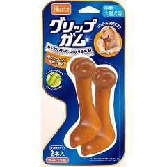 ハーツ グリップガム 中型〜大型犬用 ベーコン味(...