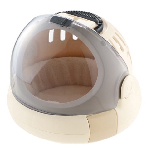 他サイト： リッチェル コロル おでかけネコベッド S ベージュ(1コ入)[ペットのお散歩用品・おしゃれ]の商品画像