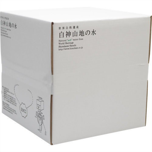 他サイト： 白神山地の水 バックインボックス(20L)[国内ミネラルウォーター]の商品画像