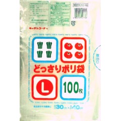 他サイト： キッチンコーナー どっさりポリ袋 L KC-62(100枚入)[保存用バッグ ポリ袋]の商品画像