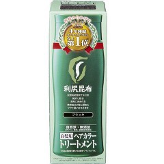 他サイト： 利尻ヘアカラートリートメント ブラック(200g)[白髪用 カラートリートメント]の商品画像