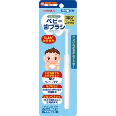 他サイト： 和光堂 にこピカ ベビー歯ブラシ 仕上げみがき用(1コ入)[ベビー歯ブラシ(自分でみがく)]の商品画像