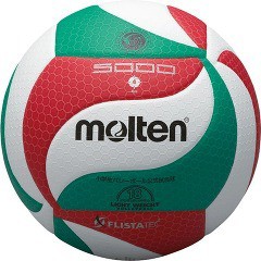 他サイト： モルテン フリスタテック 軽量バレーボール 軽量4号 V4M5000L(1個入)[バレーボール用(ボール)]の商品画像