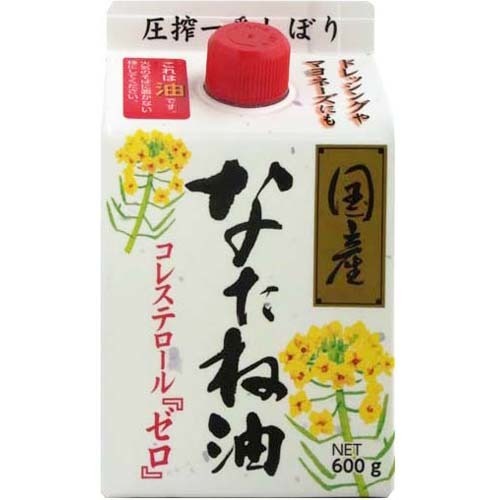 他サイト： 平田の国産なたね油 (紙パック)(600g)[食用油 その他]の商品画像