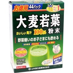 他サイト： 山本漢方 大麦若葉粉末100% スティックタイプ(3g×44パック)[大麦若葉]の商品画像