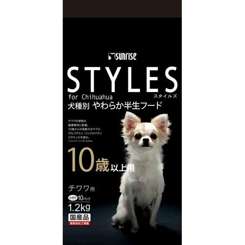 他サイト： スタイルズ チワワ用 10歳以上用(120g*10パック)[ドッグフード(ドライフード)]の商品画像