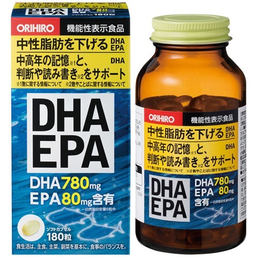 他サイト： オリヒロ DHA EPA(180粒)[DHA EPA]の商品画像