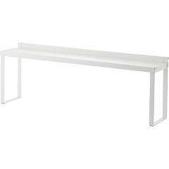 他サイト： コンロ奥隙間ラック プレート ホワイト(1コ入)[キッチン収納]の商品画像