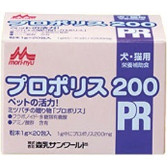 他サイト： 森乳サンワールド ワンラック プロポリス200(1g*20包入)[犬のおやつ・サプリメント]の商品画像