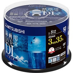 他サイト： DVD-R DL 録画用 8倍速 VHR21HDP50SD1(50枚入)[DVDメディア]の商品画像