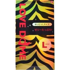他サイト： ラブドーム タイガー ゆったりLサイズ(コンドーム)(12コ入)[コンドーム うすうす]の商品画像