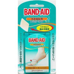 他サイト： バンドエイド 外反母趾用 レギュラーサイズ(4枚入)[絆創膏 その他]の商品画像