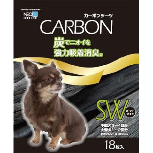 他サイト： ネオシーツ カーボンセパレート スーパーワイド(18枚入)[ペットシーツ・犬のトイレ用品]の商品画像