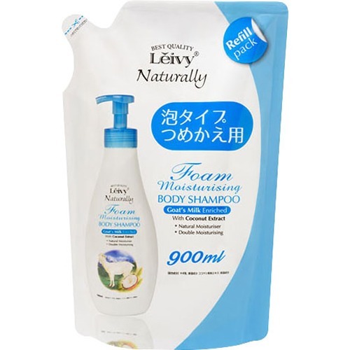 他サイト： レイヴィー フォームボディシャンプー ゴートミルク 詰替(900ml)[ボディソープ 詰め替え]の商品画像