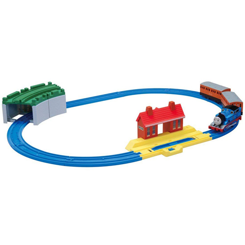 他サイト： プラレール きかんしゃトーマス ベーシックセット (2018年発売版) 【車両本体 レールセット 機関車 電車 鉄道 タカラトミの商品画像