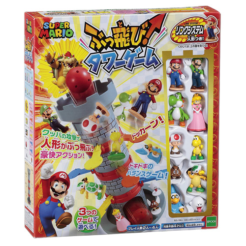 他サイト： スーパーマリオ ぶっ飛び! タワーゲーム 【バランスゲーム テーブルゲーム パーティーゲーム 玩具 エポック社】の商品画像