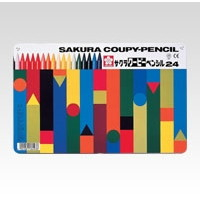 他サイト： サクラクレパス 1318-FY24 クーピーペンシル 24色 缶入の商品画像