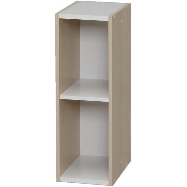 他サイト： アイリスオーヤマ UB-6020 スペースユニット ホワイト/ライトメープル メーカー直送の商品画像