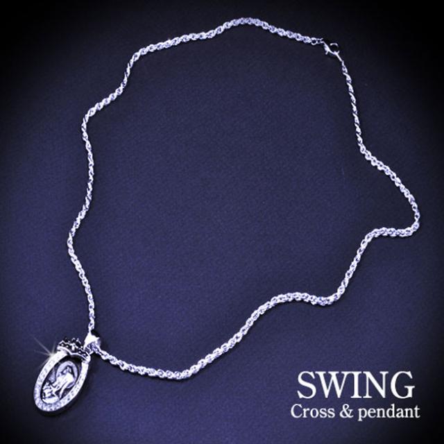 ラインストーンマリアネックレス メンズ レディース ユニセックスの通販はau Pay マーケット ｕｐｐｅｒ ｇａｔｅ