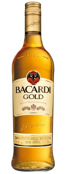 他サイト： ラム酒 バカルディ ゴールド(オロ)750ml 40度 スピリッツ ギフト プレゼント(5010677025003)の商品画像