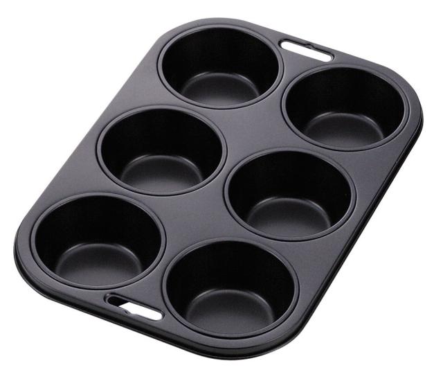 他サイト： パール金属 マフィン型 プレート 6個取り ハイクリーンコート EEスイーツ D-4838[定形外郵便、送料無料、代引不可]の商品画像