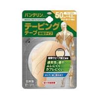 他サイト： バンテリンコーワ テーピングテープ(伸縮タイプ) 50mm×4.6m 1本入 ベージュ[配送区分:A2]の商品画像