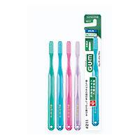 他サイト： GUM デンタルブラシ 3列コンパクトヘッド かため #211[配送区分:A2]の商品画像