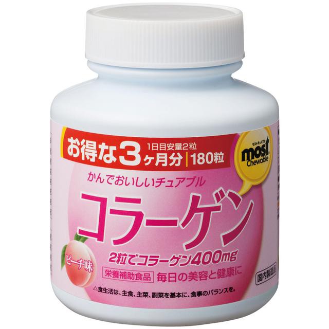 他サイト： ◆オリヒロ MOSTチュアブル コラーゲン 180粒の商品画像