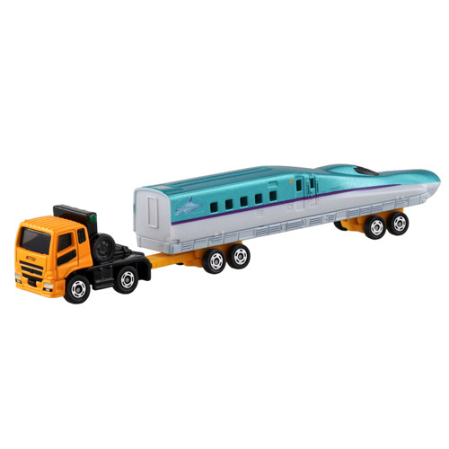 他サイト： トミカ ロングタイプトミカ No.122 三菱ふそう スーパーグレート H5系 新幹線輸送車 (箱タイプ) | おもちゃ 男の子の商品画像