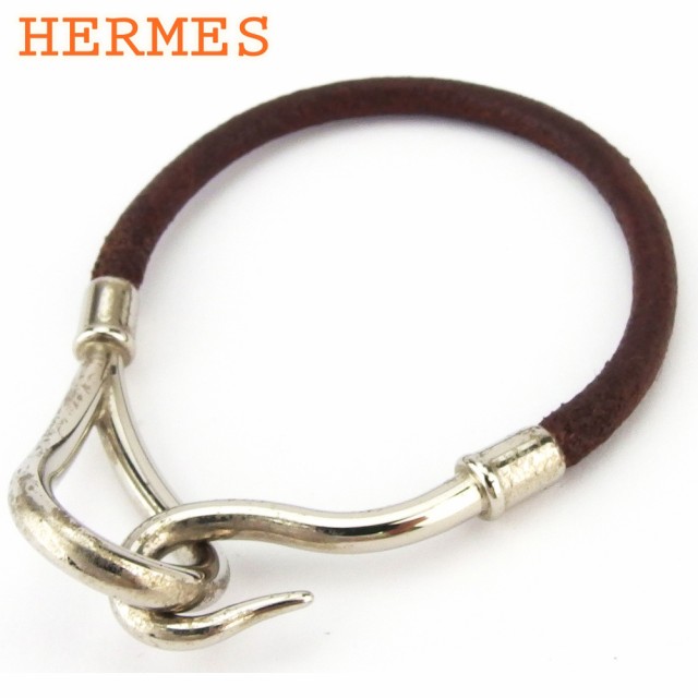 エルメス ブレスレット アクセサリー レディース メンズ ジャンボブレス ブラウン シルバー Hermes 中古 Tの通販はau Pay マーケット ブランドデポ