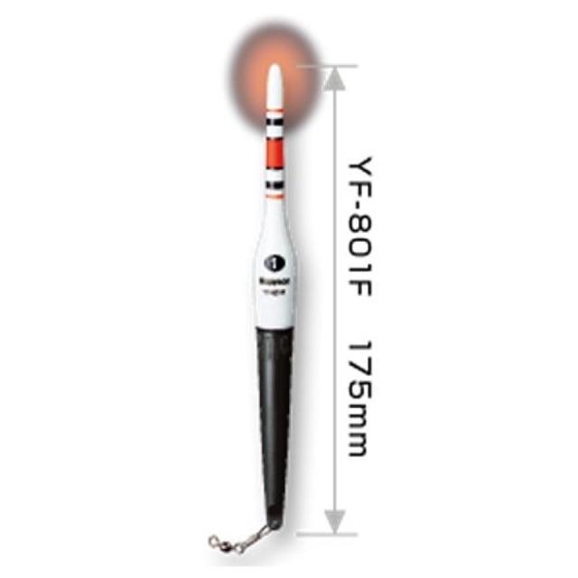 他サイト： ハピソン 高輝度磯ウキ(1点発光) YF-801F 1号 ネコポス(メール便)対象商品の商品画像