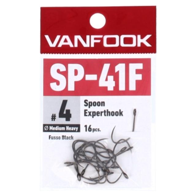 他サイト： ヴァンフック(VANFOOK) スプーンエキスパートフック ミディアムヘビーワイヤー SP-41F #4 ネコポス(メール便)対の商品画像