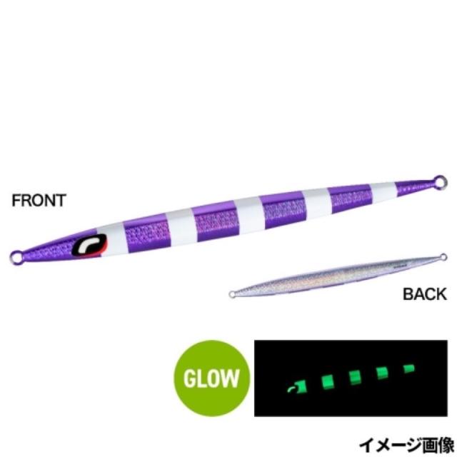 他サイト： シマノ(SHIMANO) スティンガーバタフライ イージーペブル 350g 020 Sパープルシルバーゼブラグロー JV-C35の商品画像