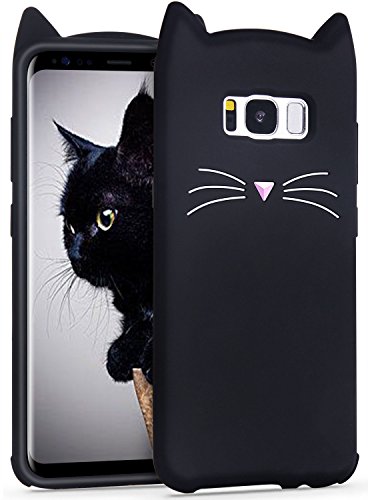 Galaxy s8 ケース Imikoko ギャラクシーs8 カバー 8 カバー おしゃれ かわいい ねこ 猫耳 シリコン ディズニー