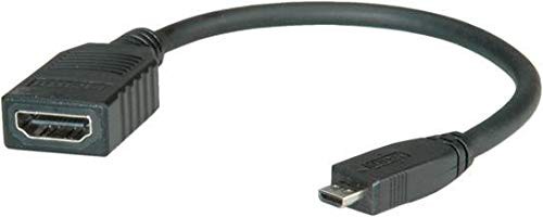 変換ケーブル MicroHDMI to HDMI オス-メス 15cm ...