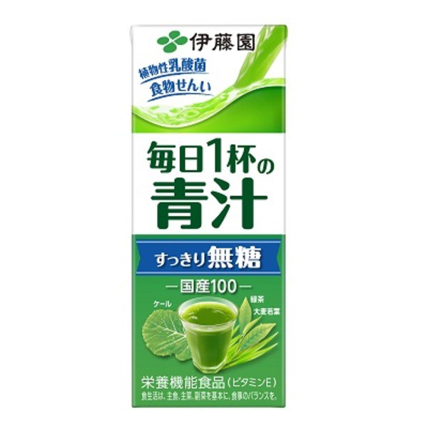 まとめ買い】伊藤園 毎日1杯の青汁 すっきり無糖 紙パック 200ml×48本(24本×2ケース)【メーカー直送】代引き・銀行振込前払い不可・の通販はau  PAY マーケット - 3000円以上購入【メール便】送料無料☆お宝イータウン☆