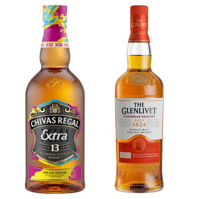 他サイト： 【送料込み】スコッチウイスキー シーバスリーガル 13年 エクストラ ラムカスクフィニッシュ&ザ・グレンリベット カリビアンリザの商品画像