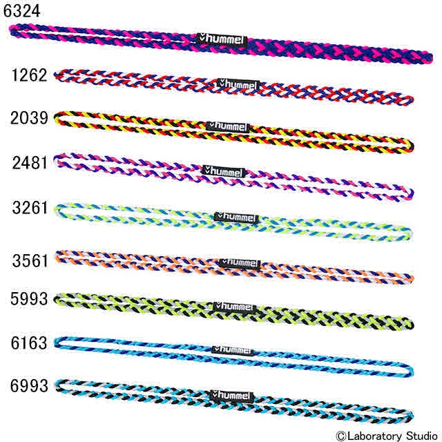 Hummel スポーツ ヘアーバンド バンダナ 三つ編みヘアゴム Hfa9108