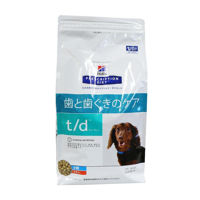 他サイト： プリスクリプション・ダイエット 犬用 t/d 歯と歯ぐきのケア 小粒 1kgの商品画像