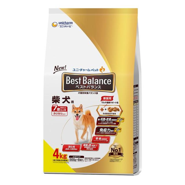 他サイト： ベストバランス カリカリ仕立て柴犬7歳以上用4kg 4kgの商品画像