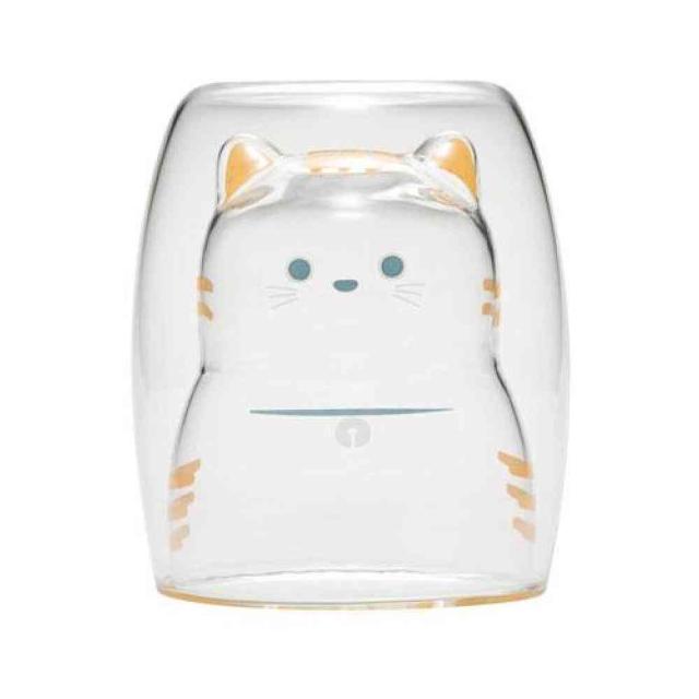 他サイト： uca 耐熱ネコグラス トラ 1個  の商品画像